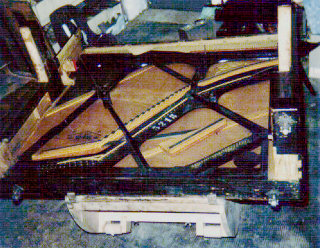 Pianoforte smontato